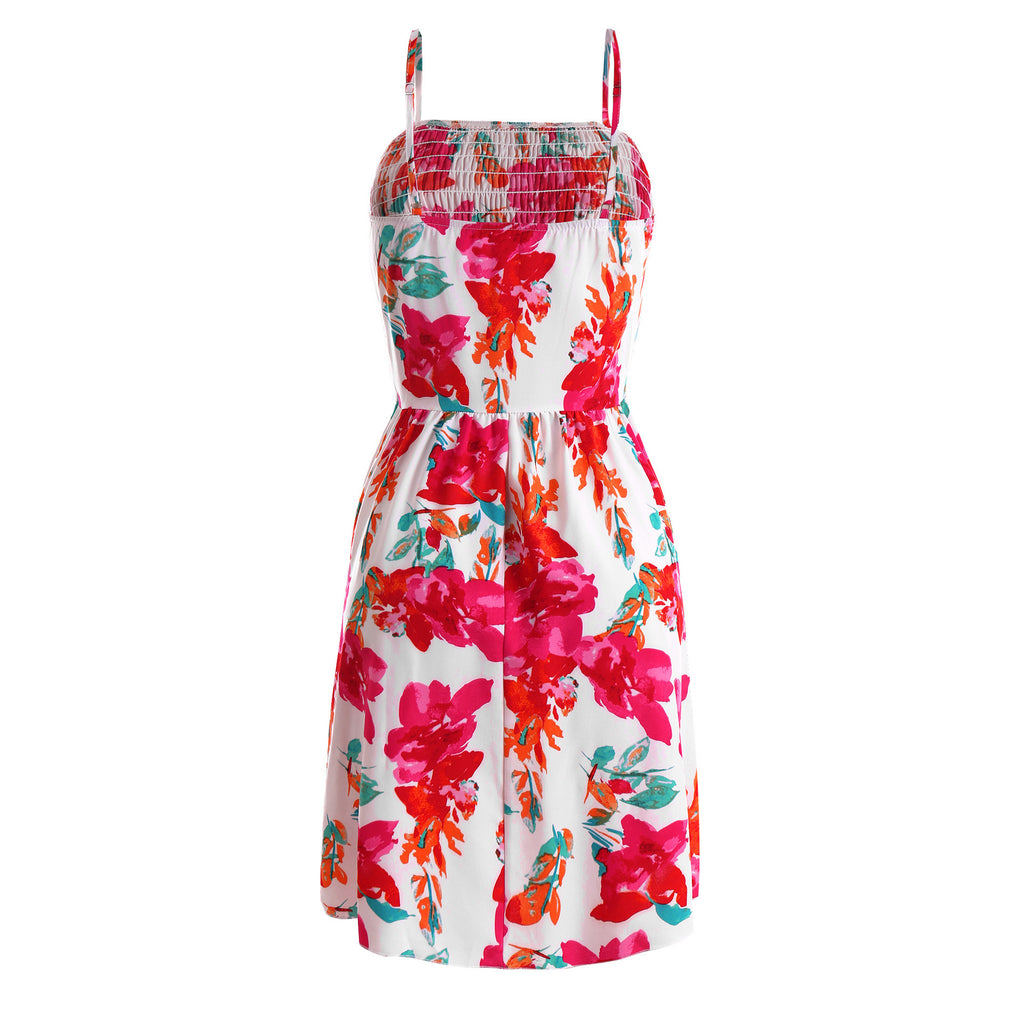 Summer New Style Inner Printed Suspender Skirt Dress