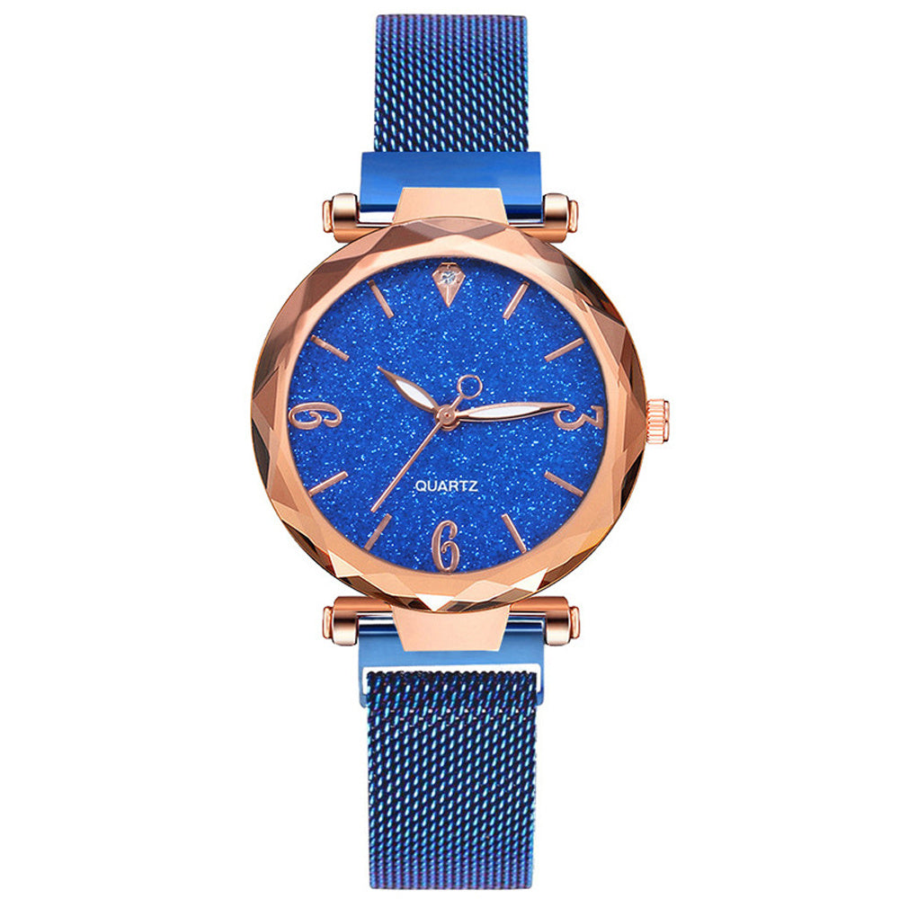 Female Gypsophila mesh belt watch