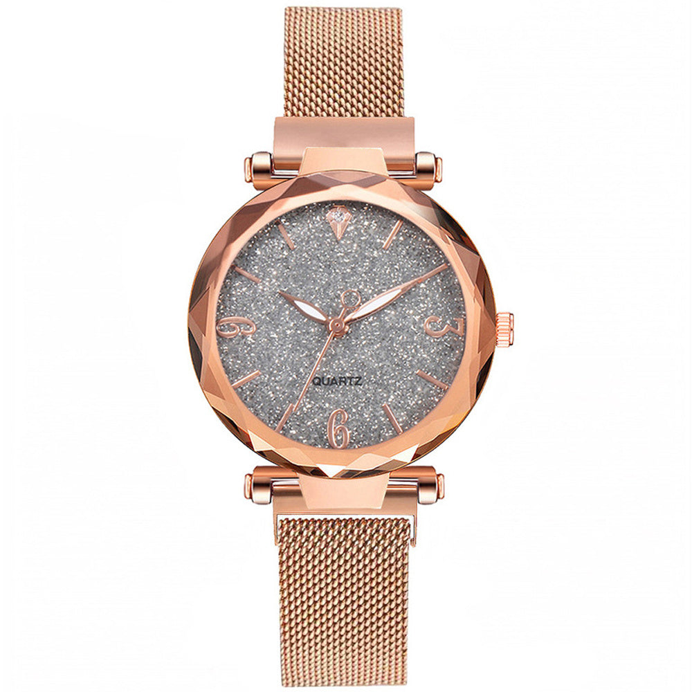 Female Gypsophila mesh belt watch
