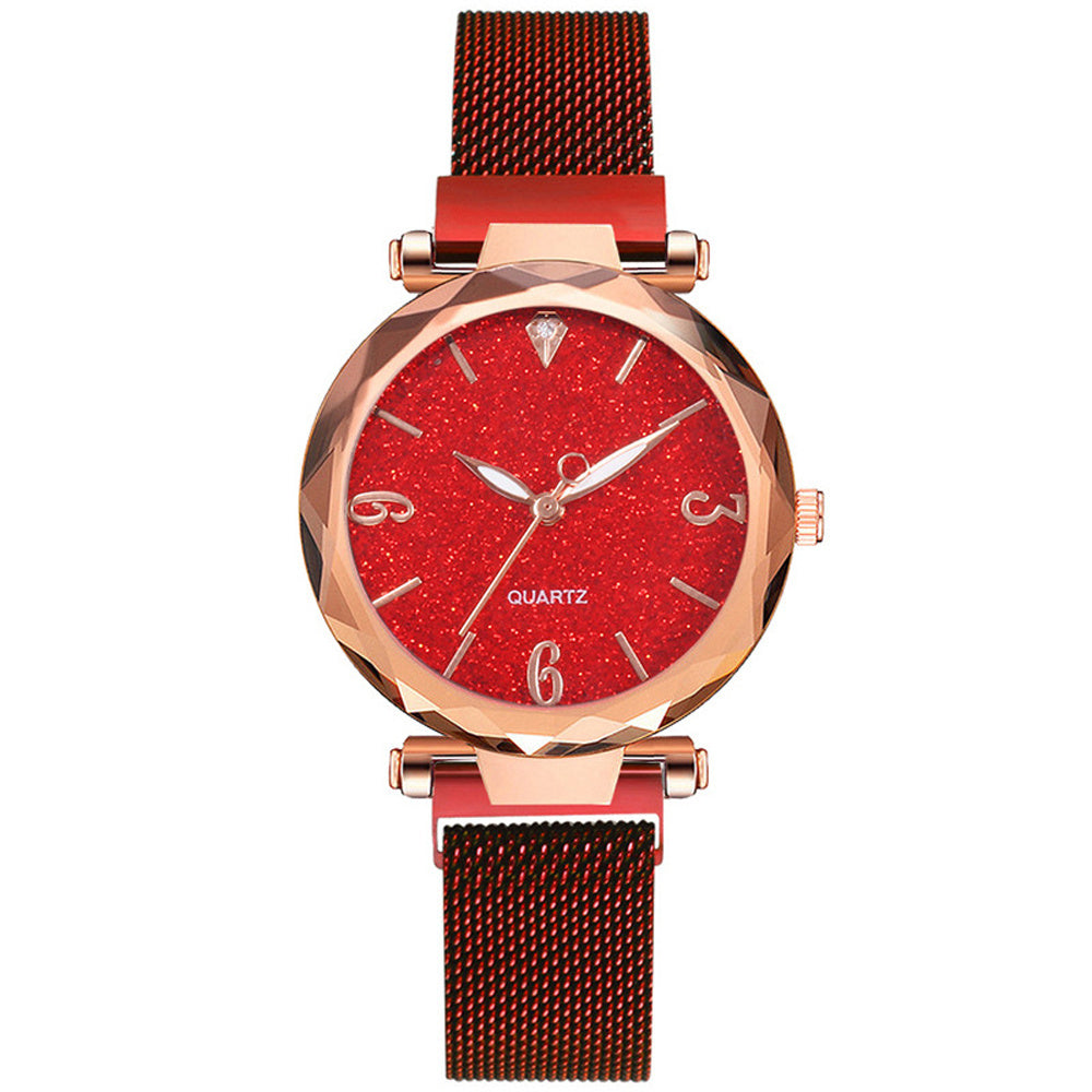 Female Gypsophila mesh belt watch