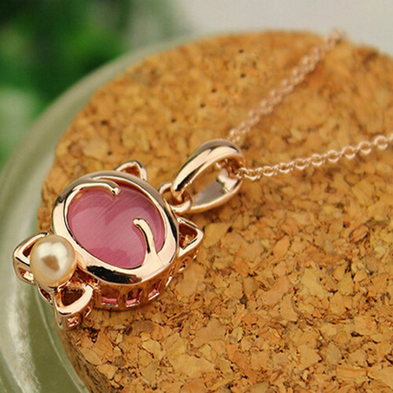 Super cute cute lucky cat small animal necklace cat jewelry