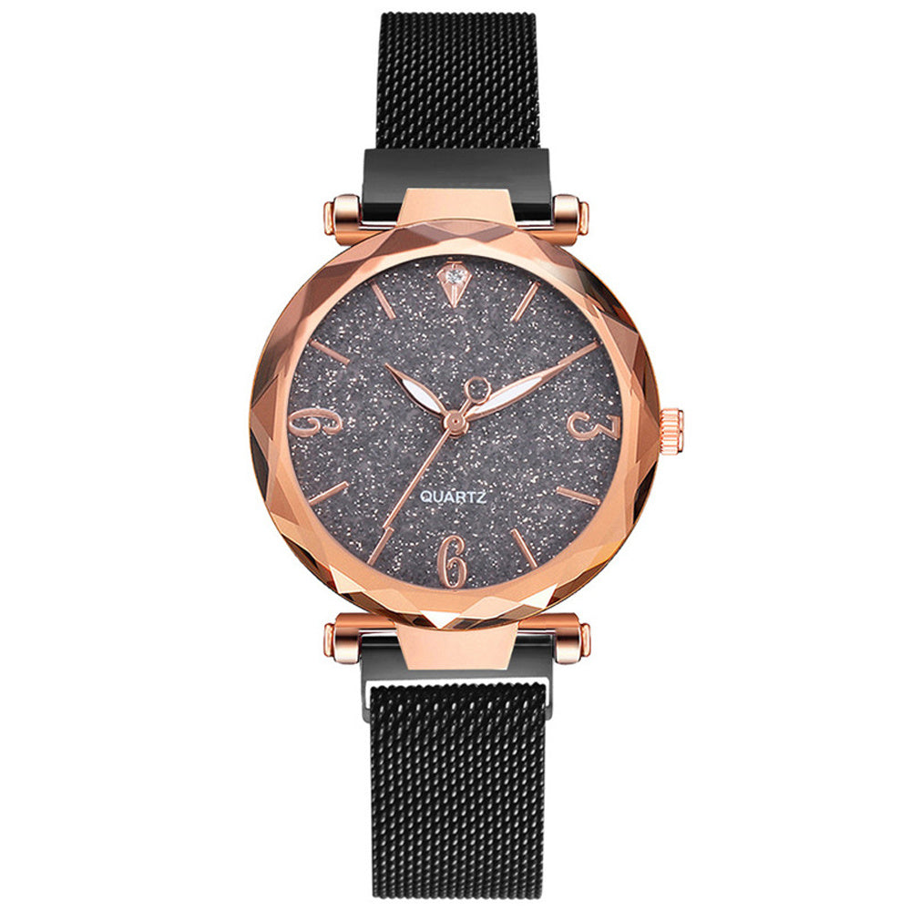 Female Gypsophila mesh belt watch