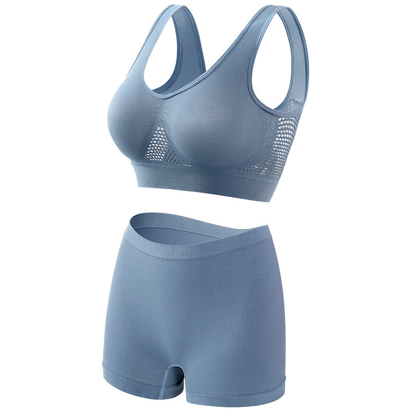 Underwear Women's Small Chest Push-up Running Fitness Jiamei
